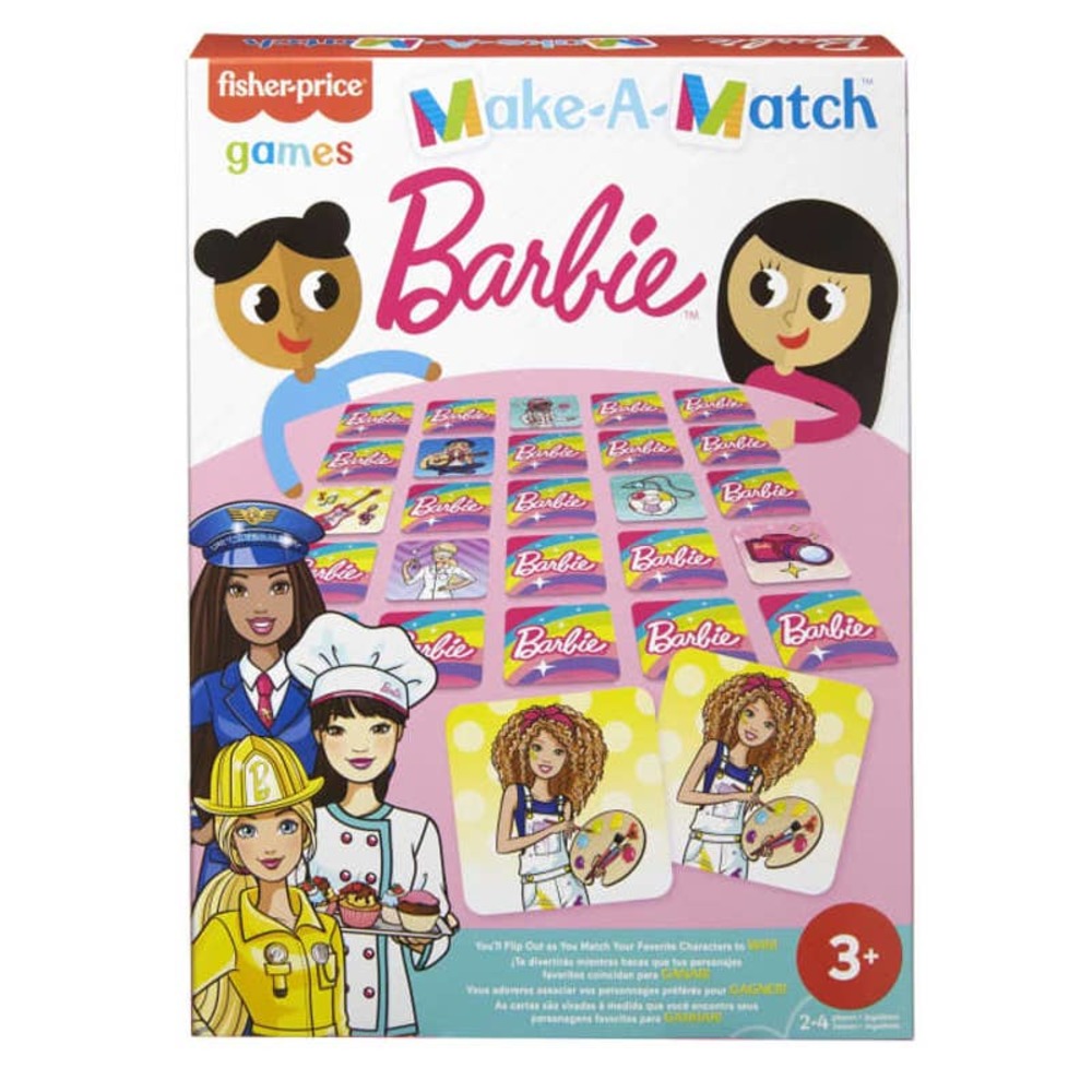 Barbie x Fisher Price Mattel Games Matching Game Barbie Kids Gift